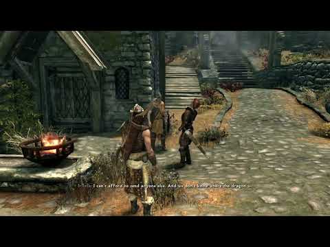 ""The Exact Moment When Whiterun Guard Enter into Riverwood""|| Some Secret Conversation|| SkyrimAE