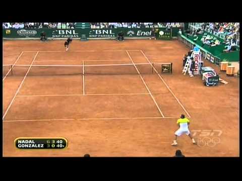 Nadal vs Gonzalez Bán kết Rome 2009*