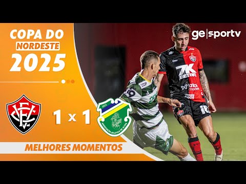 Gols e lances de Vitória x Altos
