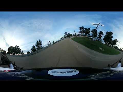 360 helmet cam: Ronnie Wrenn Jr harness racing