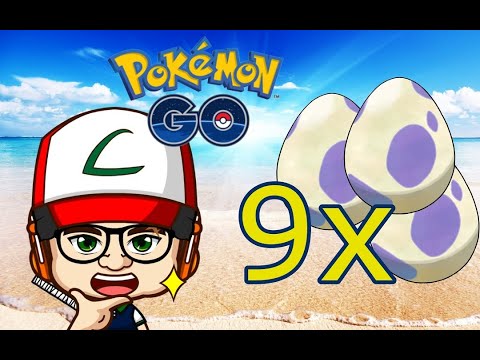 Pokémon Go - Abrindo 9 Ovos de 10 Km