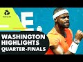 Kyrgios Plays Tiafoe for the First Time; Rublev, Korda Feature | Washington Quarter-Final Highlights