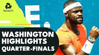 Kyrgios & Tiafoe Play Epic; Rublev, Korda Feature | Washington Quarter-Final Highlights