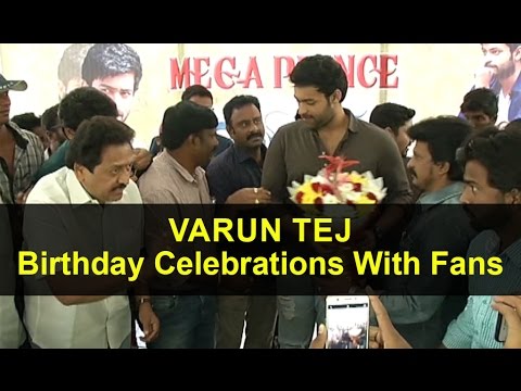 Varun Tej Birthday  Celebrations With Fans