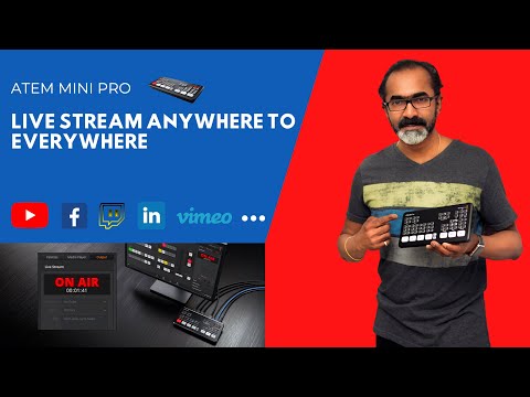 ATEM MINI PRO: Live stream anywhere to everywhere