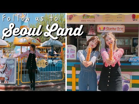 KOREA VLOG: First Time at Seoul Land Amusement Park ?