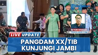 Pangdam XX TIB Kunjungi Jambi, Perkuat Sinergi TNI dan Forkopimda di Wilayah Teritorial