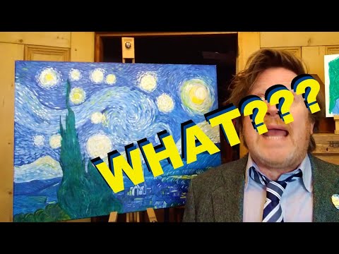 The Magic Turbulence of Starry Night by Vincent van Gogh. Art Mysteries. Lockdown Art Lesson