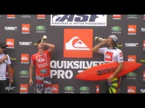 Quiksilver Pro 2010 - Final Heat - Taj Burrow vs Jordy Smith