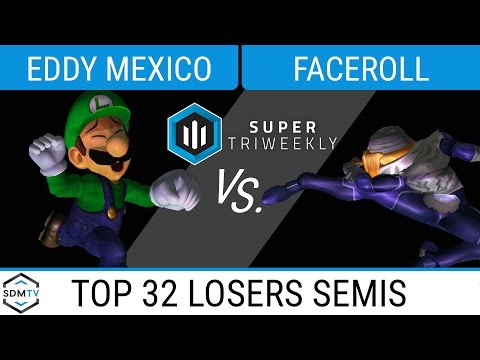 UCSD STW 4 - Eddy Mexico (Luigi) vs. Faceroll (Sheik) - SSBM Top 32 Losers Semifinals - Smash Melee