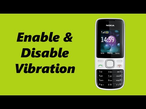 How To Enable / Disable Vibration In Nokia Phones - Nokia 105, 106, 225, 3310, 110,