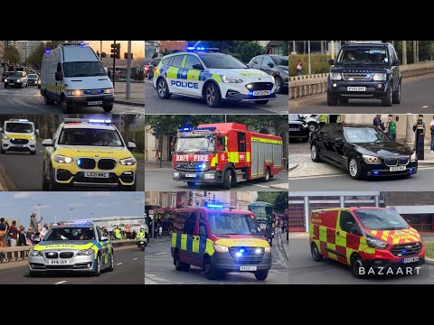 Christmas Special - Emergency Service Vehicles responding (compilation)