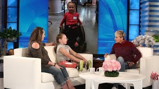 Ellen Meets Wildfire Survivor and 9-Year-Old Amputee Lilly Biagini