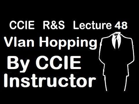 VLAN Hopping | CCIE R&S Lecture 48 | WhatsApp +91-935-139-3754