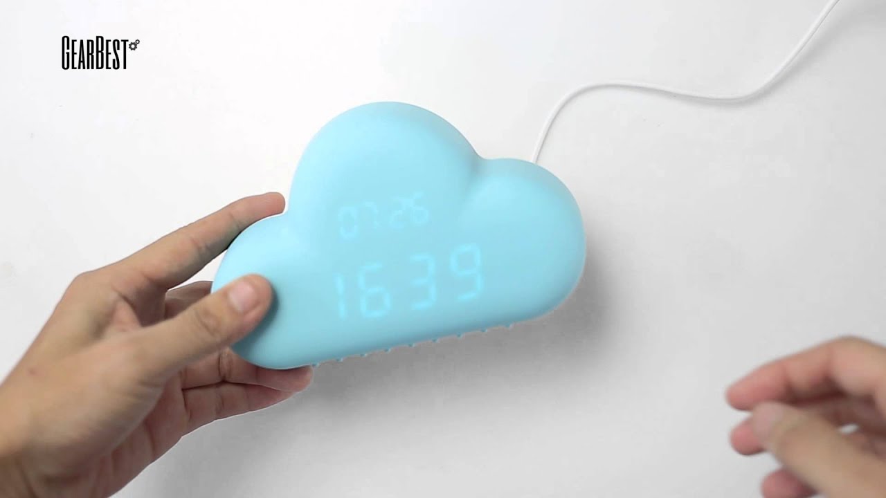 Cloud Shaped Alarm Clock from GearBest.com