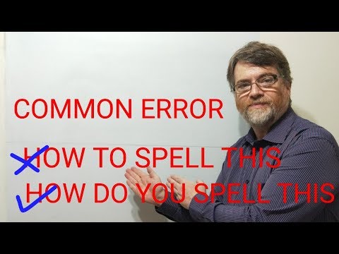 English Tutor Nick P Lesson (309) Don't Say How to When You Should Say How Do You
