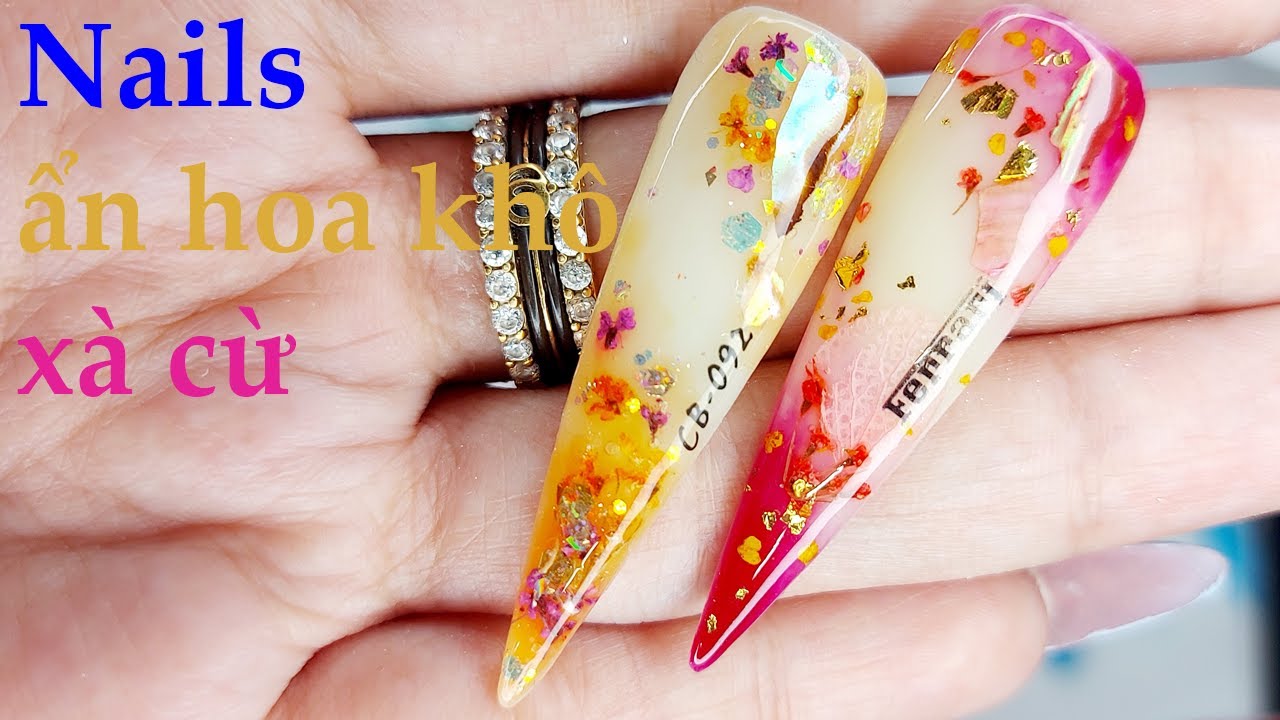 Châu Pha (Chou Fa) – Nails – Tập vẽ ẩn hoa khô xà cừ