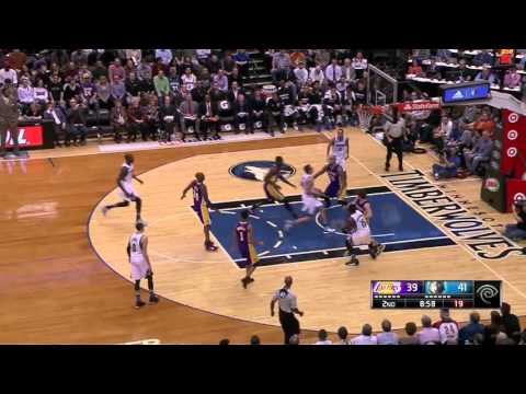 Nemanja Bjelica vs Los Angeles Lakers 09.12.2015 (6Pts)