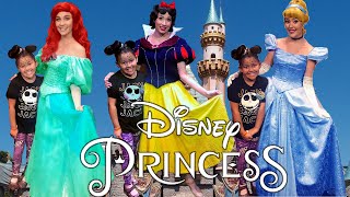 Disneyland Trip Meeting Disney Princesses Ariel Jasmine Rapunzel
