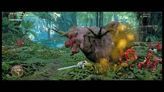 モンハンワイルズ　緋の森～豊穣期～　ババコンガ捕獲