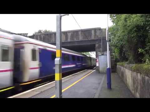 *VERY RARE* 16 car Caledonian Sleeper passes Cambuslang on 1S26 (23/08/17)
