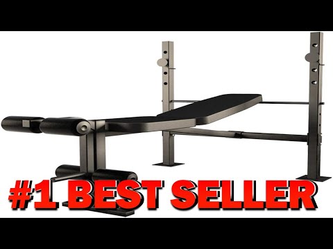 Foldable Bench Press Adjustable Olympic Fitness Training Exercise Gym Slant Abdominal A - B0DGXMQ66Y
