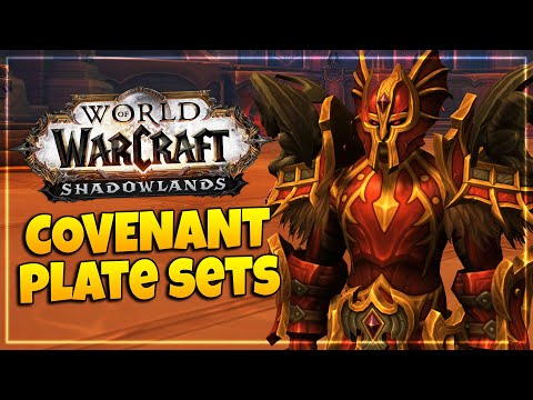 All Covenant Plate Armor Sets & Back Attachements! | WoW Shadowlands