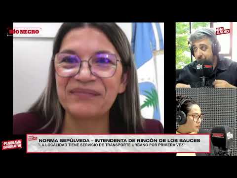 Norma Sepúlveda, intendenta de Rincón de los Sauces en el Panorama Informativo