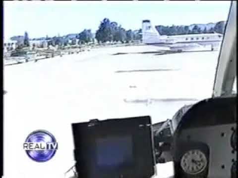 Bell 206 helicopter Crash after landing Cockpit view