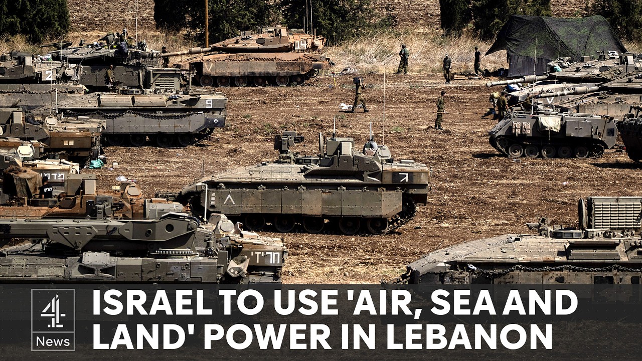 Israel Lebanon ground invasion believed imminent as tanks mass at border