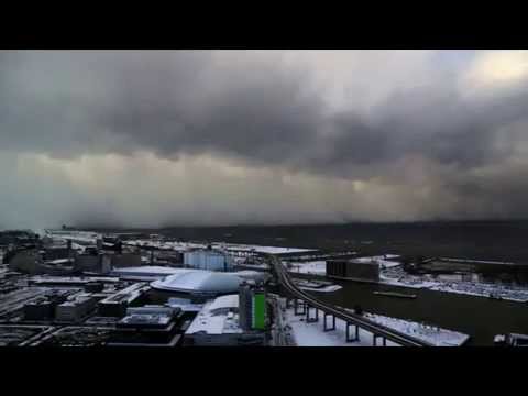 Time Lapse of Buffalo Lake Effect Snow   Nov 18 2014