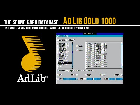 AdLib GOLD, Jukebox Sample Songs