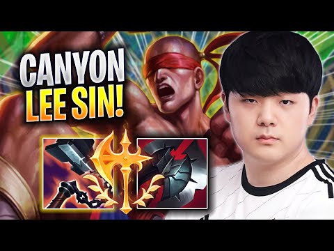 CANYON DOMINATING WITH LEE SIN! - DK Canyon Plays Lee Sin JUNGLE vs Volibear! | Season 2023