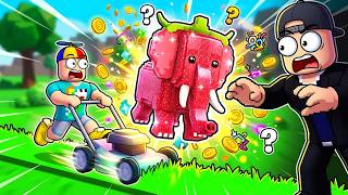 I Got THE RAREST BRAINROT From Cutting Grass…