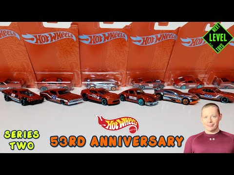 HOT WHEELS 53RD ANNIVERSARY SERIES WITH CHASE [OPEN REVIEW] Series Two