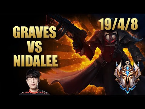 GRF Tarzan Graves Jungle Vs Nidalee - EUChallenger Patch 9.21