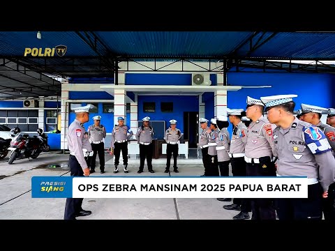 OPERASI ZEBRA MANSINAM 2025 SASAR PELANGGARAN PEMICU KECELAKAAN