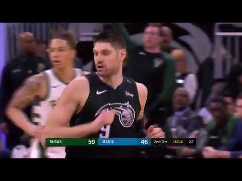 Nikola Vucevic, Eric Bledsoe Highlights from Orlando Magic vs. Milwaukee Bucks