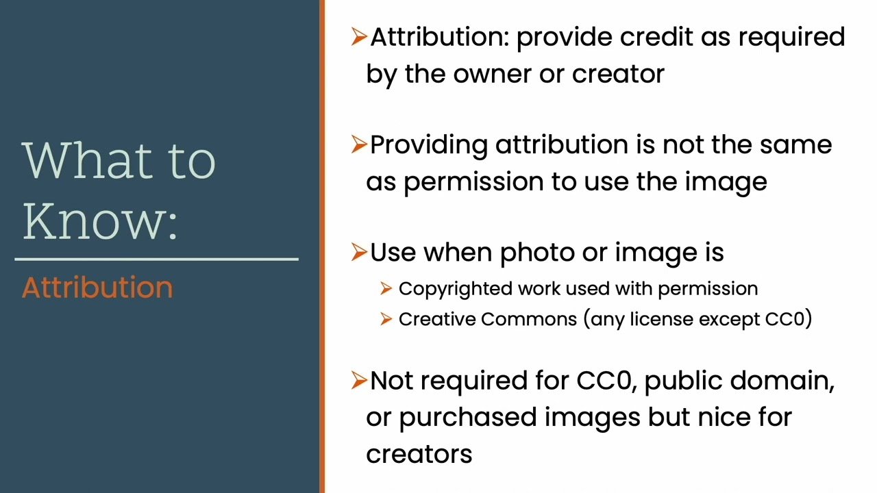 Attribution: Citing Your Sources for Images