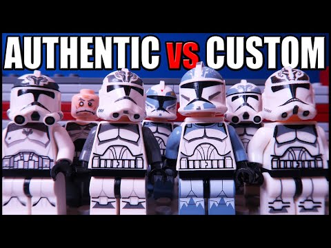 Lego WOLF PACK vs Custom CLONES! (LEGO Clone Army Minifigure Reviews)