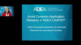 ADEA CAAPID Webinar