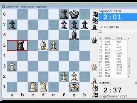 Petrov: attacco classico, Jaenisch (C42) : LIVE Blitz (Speed) Chess #760 vs papoal29 (2376)
