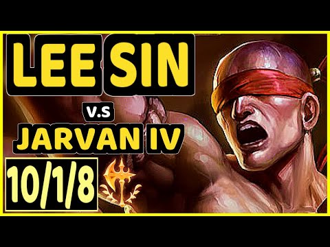 ONFLEEK (LEE SIN) vs JARVAN IV - 10/1/8 KDA JUNGLE CHALLENGER GAMEPLAY - KR