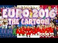 EURO 2016 - the CARTOON! (Compilation - highlights from every game with best games and goals)