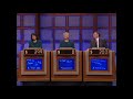 Final Jeopardy 10 13 1998 By A Margin Of 99