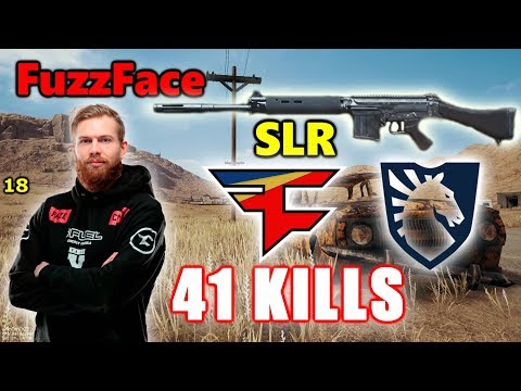Faze FuzzFace, Team Liquid Sambty & sprEEEzy - 41 KILLS - SLR - SQUAD - PUBG