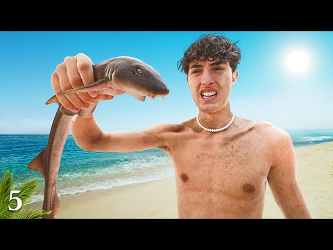 Sobreviviendo 7 Días En Una Isla Desierta - Día 5