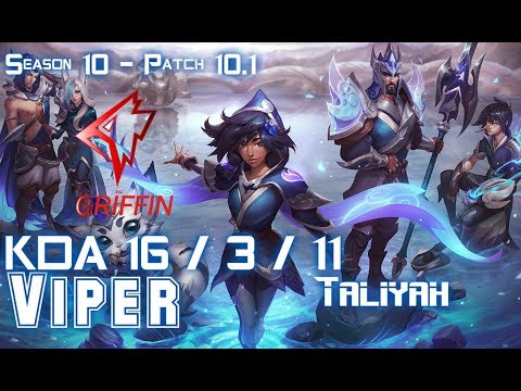 GRF Viper TALIYAH vs MORDEKAISER APC - Patch 10.1 KR Ranked