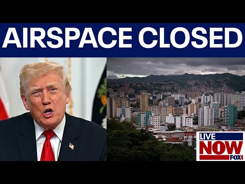 Video | Trump: Venezuela airspace closed
