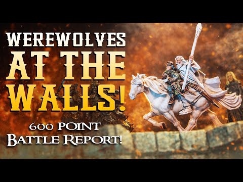 Gandalf Faces A Nightmare...! | Shadows of Angmar vs Atop The Wall! | MESBG Battle Report